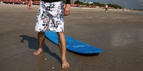 hvordan man lære at surfe: en korrekt kropsholdning