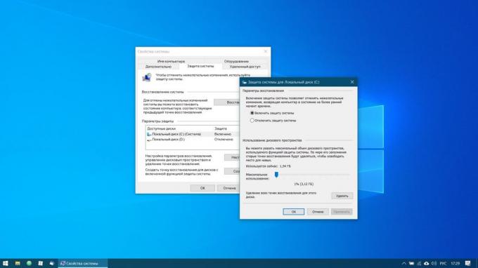 Konfiguration af Windows 10: Opret et gendannelsespunkt