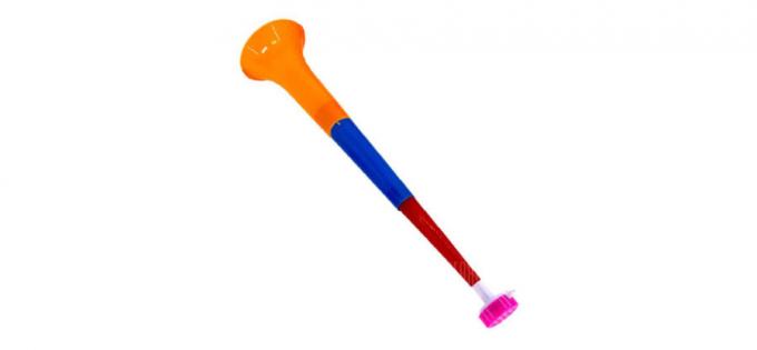 Sport attributter: fodbold vuvuzela