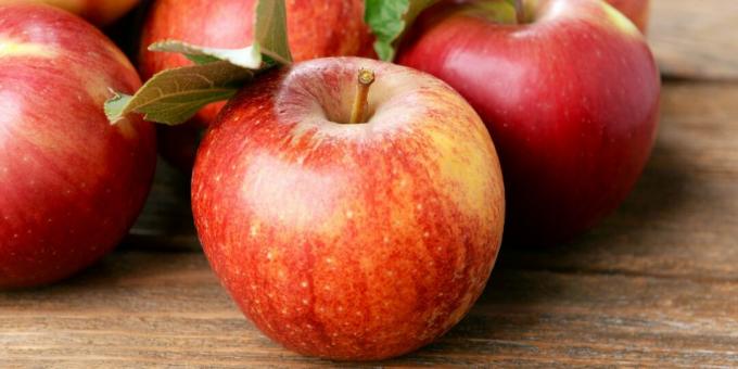 Mad med højt fiberindhold: æbler