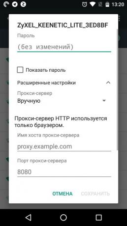 Sådan konfigureres proxy i Android