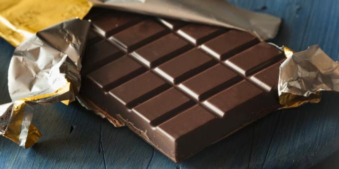 Sådan reduceres stress med ernæring: chokolade
