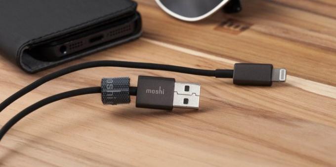 Hvor kan man købe en god kabel til iPhone: Moshi Kabel