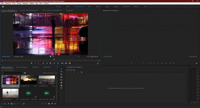Adobe Premiere Pro: dobbeltklik