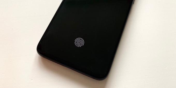 Xiaomi Mi 9 Lite: fingeraftrykssensor