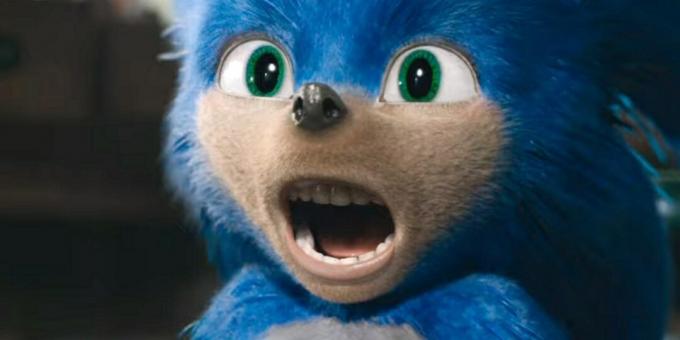 Optaget fra den første trailer af filmen "Sonic in the Movie"