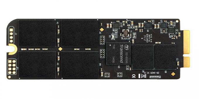 SSD Hvilket er bedre: at drive Transcend JetDrive 725 proprietære format til MacBook Pro 15