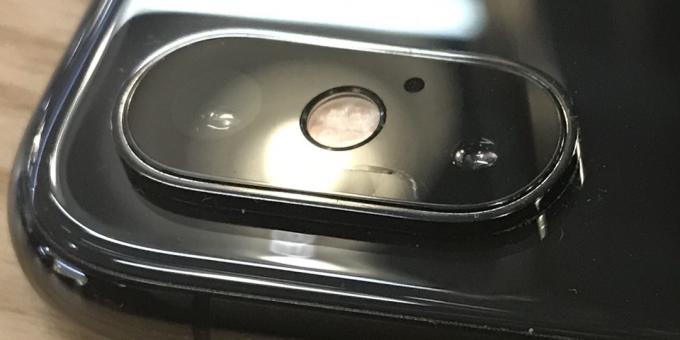 iPhone kamera glas XS og XS Max - sårbare del