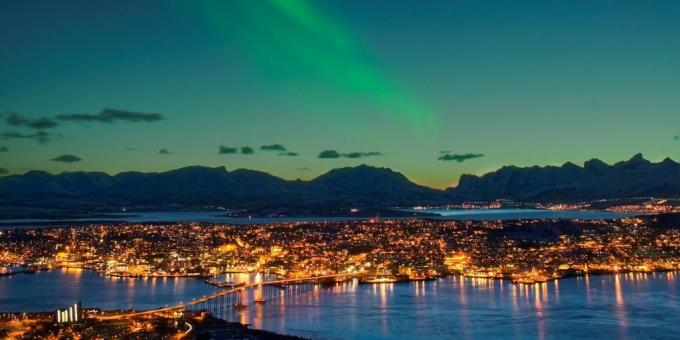 Beboere i byen Tromsø er meget sjældent lider sæsonbetinget depression, på trods af natten uden for vinduet 
