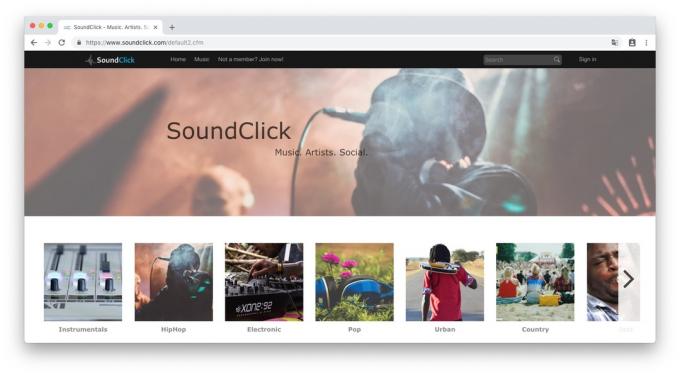 Ny musik gratis: Soundclick