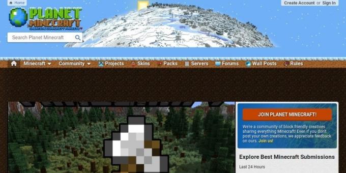 Hvor at hente mods til Minecraft: Planet Minecraft