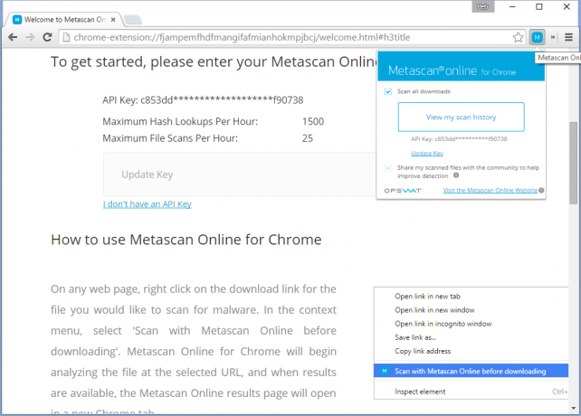 Metascan Online kan automatisk sende filer til gennemsyn
