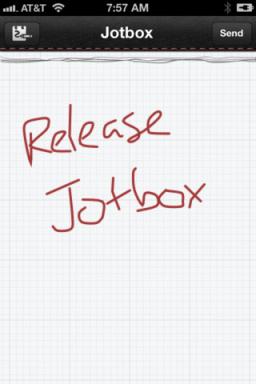 Jotbox - sætter dig i presserende noter email