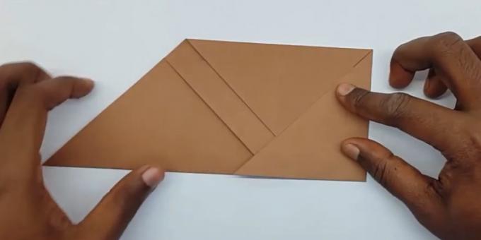 hvordan man laver konvolutten rigtige vinkel bøje