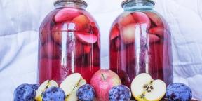 Hvordan forbereder kompot af æbler til vinteren: 7 opskrifter og 7 Secrets