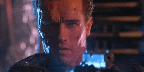 Landet fejrer nytår som sædvanlig, og du - under "Terminator 2: Judgment Day"