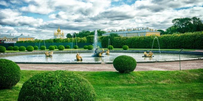 Smukke steder i Rusland. Peterhof