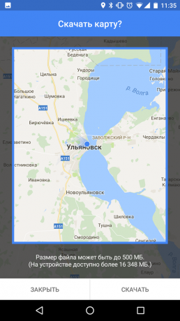 Offline Google Maps på Android