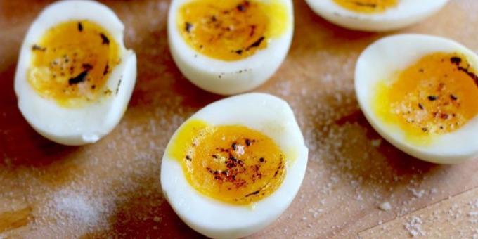Æggeretter: kogte æg