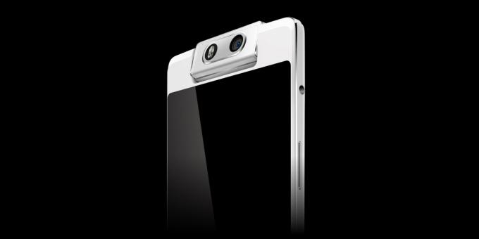 Smartphones OPPO: OPPO besluttet at opgive frontalki og valgt en smartphone med en roterende knast