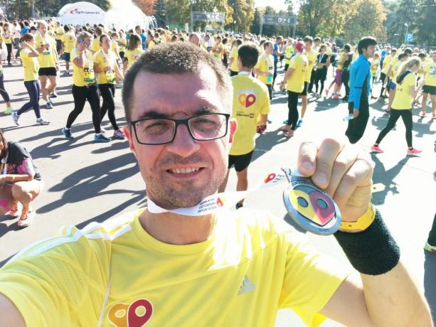 Alexander Khoroshilov på maraton Moskva