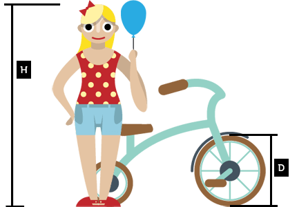 Valg barn cykel