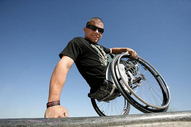Ekstrem kørestole idrætsudøver (2)
