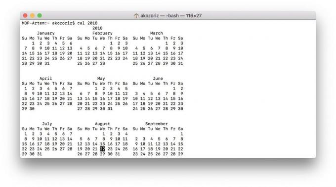 MacOS hold: Kalender Indstilling