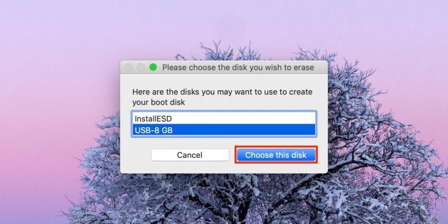 Hvordan man laver en bootbar USB-flashdrev med MacOS