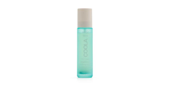 Sommer makeup: Coola fixing spray SPF 30