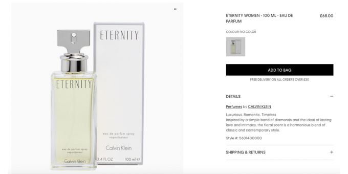 Mainbox: parfume Calvin Klein Eternity