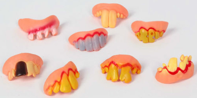 practical jokes den 1. april: Scary tænder