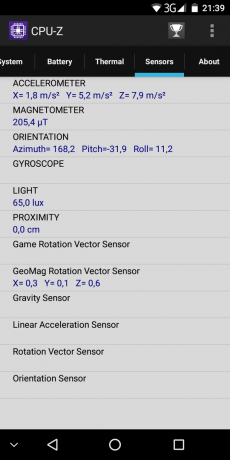 Leagoo S8: sensorer