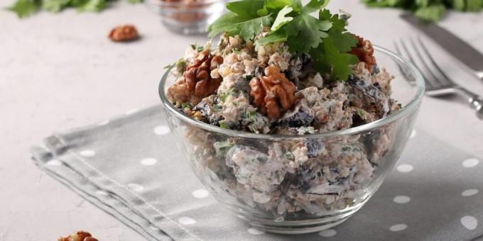 Georgisk aubergine salat