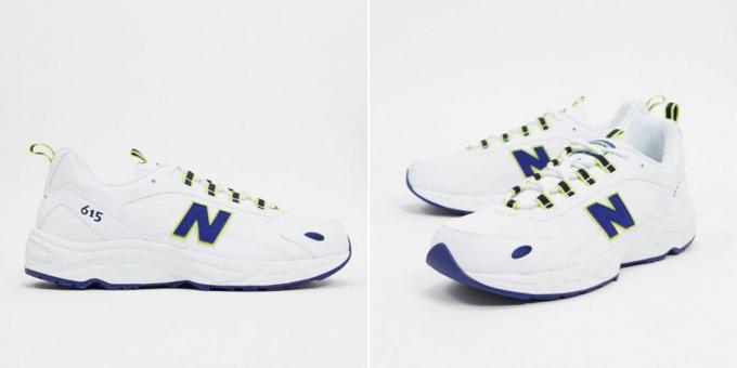 hvide sneakers: New Balance 615