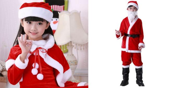Nytår kostumer til børn: julemandens hjælpere