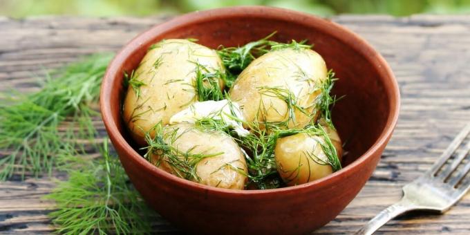 Sæsonbestemte varer: unge kartofler