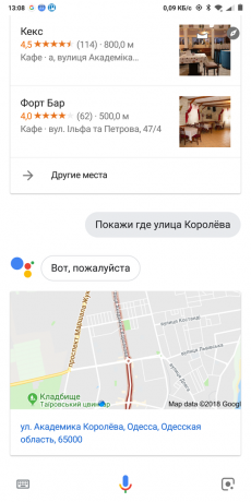 Google Nu: Kørselsvejledning