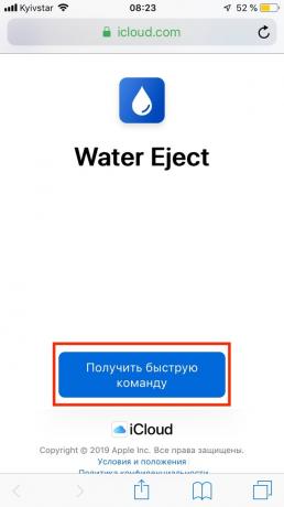 Hvis der trænger vand ind i iPhone: Vand Eject kommando prompt