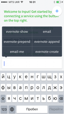 Indgang til iOS - hardcore arbejde med oplysninger i Evernote, Slack, Gmail, Dropbox og andre tjenester