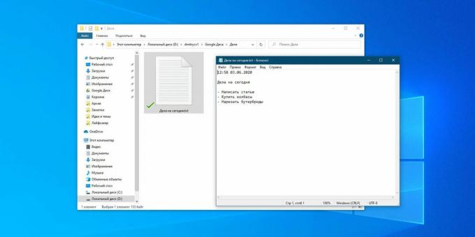 Windows Notesblok: Synkroniser let noter