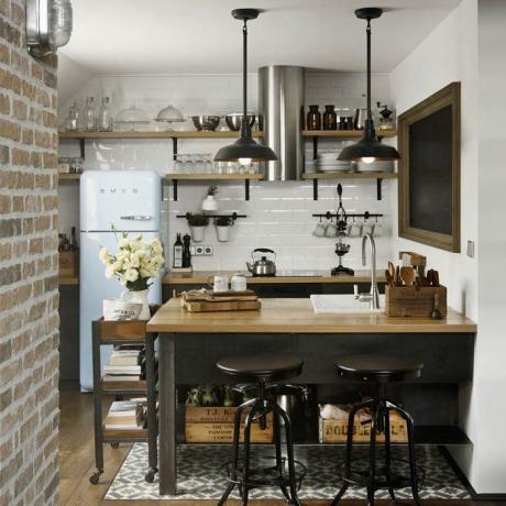 Lille køkken design: multi-funktion kabinetter
