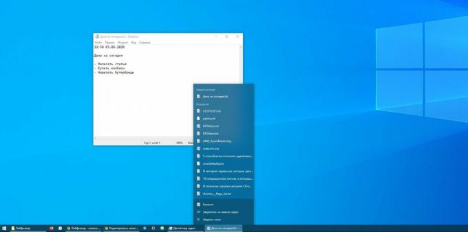 Windows Notepad: ingen begrænsninger for filorganisation