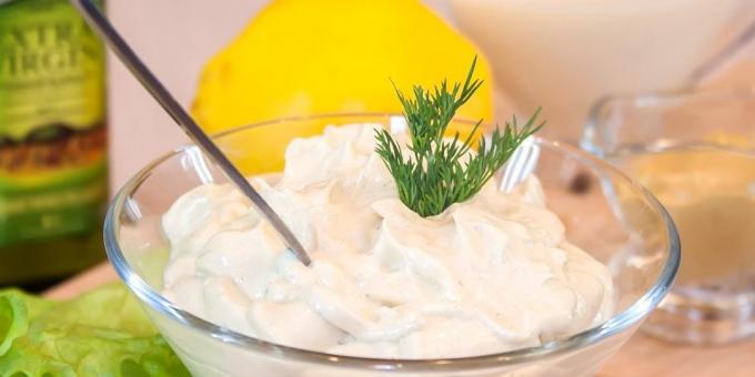 Fastetiden mayonnaise på vegetabilsk mælk