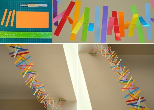 Hvordan til at dekorere et hus på nytårsdag krans af papir
