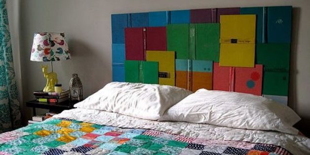 farve accenter i interiøret: the bed