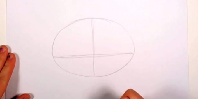 Planlæg en oval blyant