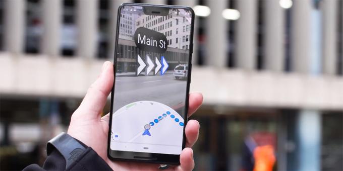 Maps Google Maps vil finde en ny løsning - tredimensionelle sti pointers