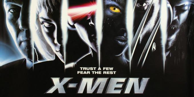 Plakat af den første film X-Men