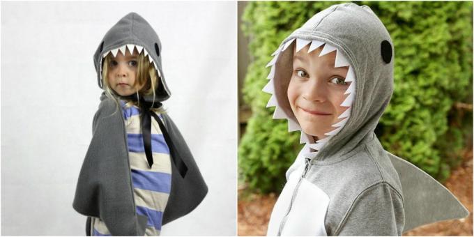 Sådan laver du en haj kostume